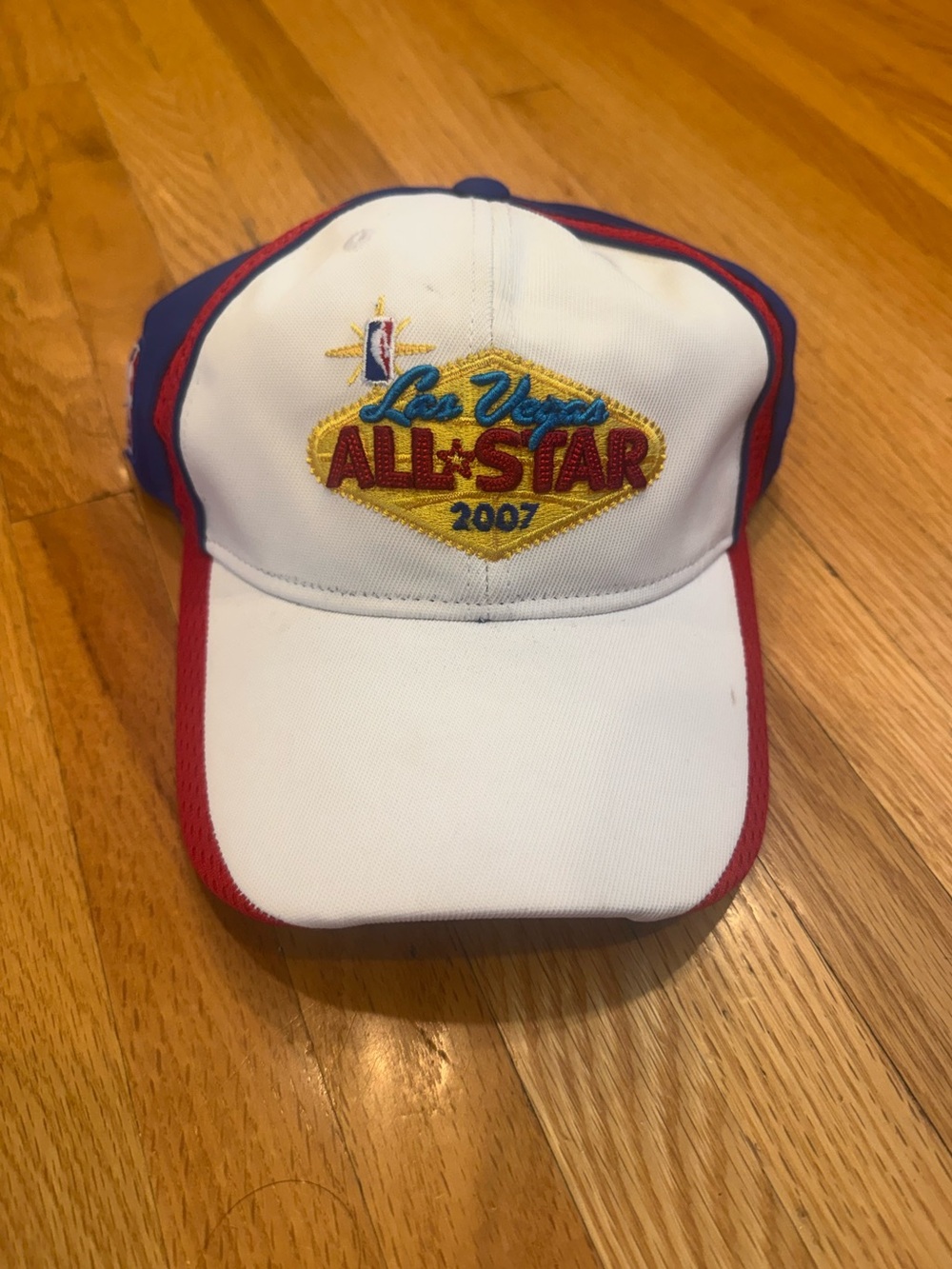 NBA All-Star Las Vegas 2007 White, Blue & Red Baseball Cap